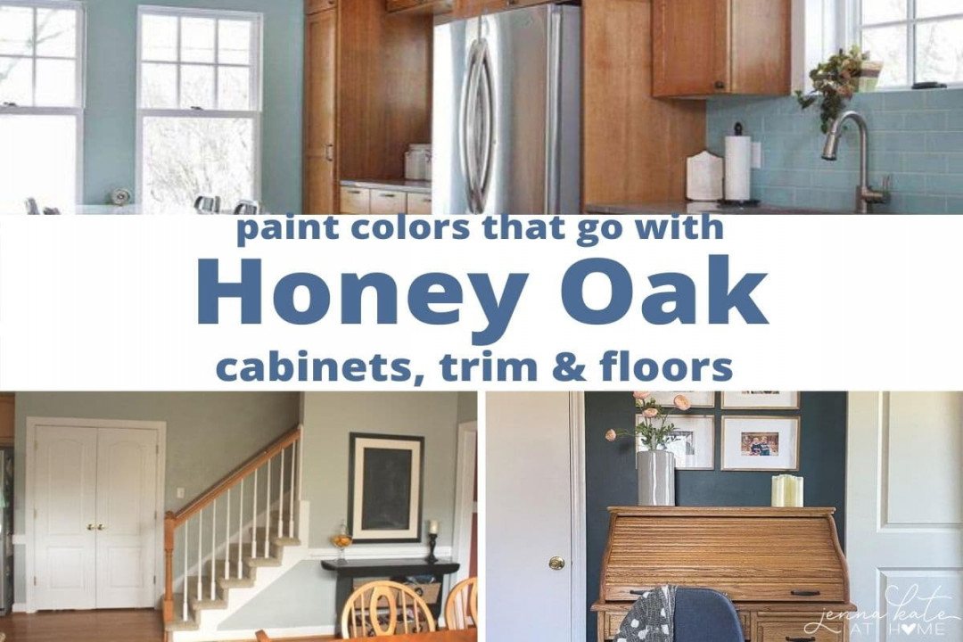 Paint Colors That Go Best With Honey Oak - Jenna Kate at Home