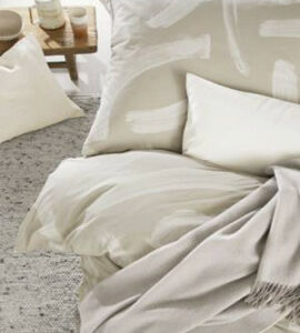 Percale bed linen set Nuru made from pure organic cotton