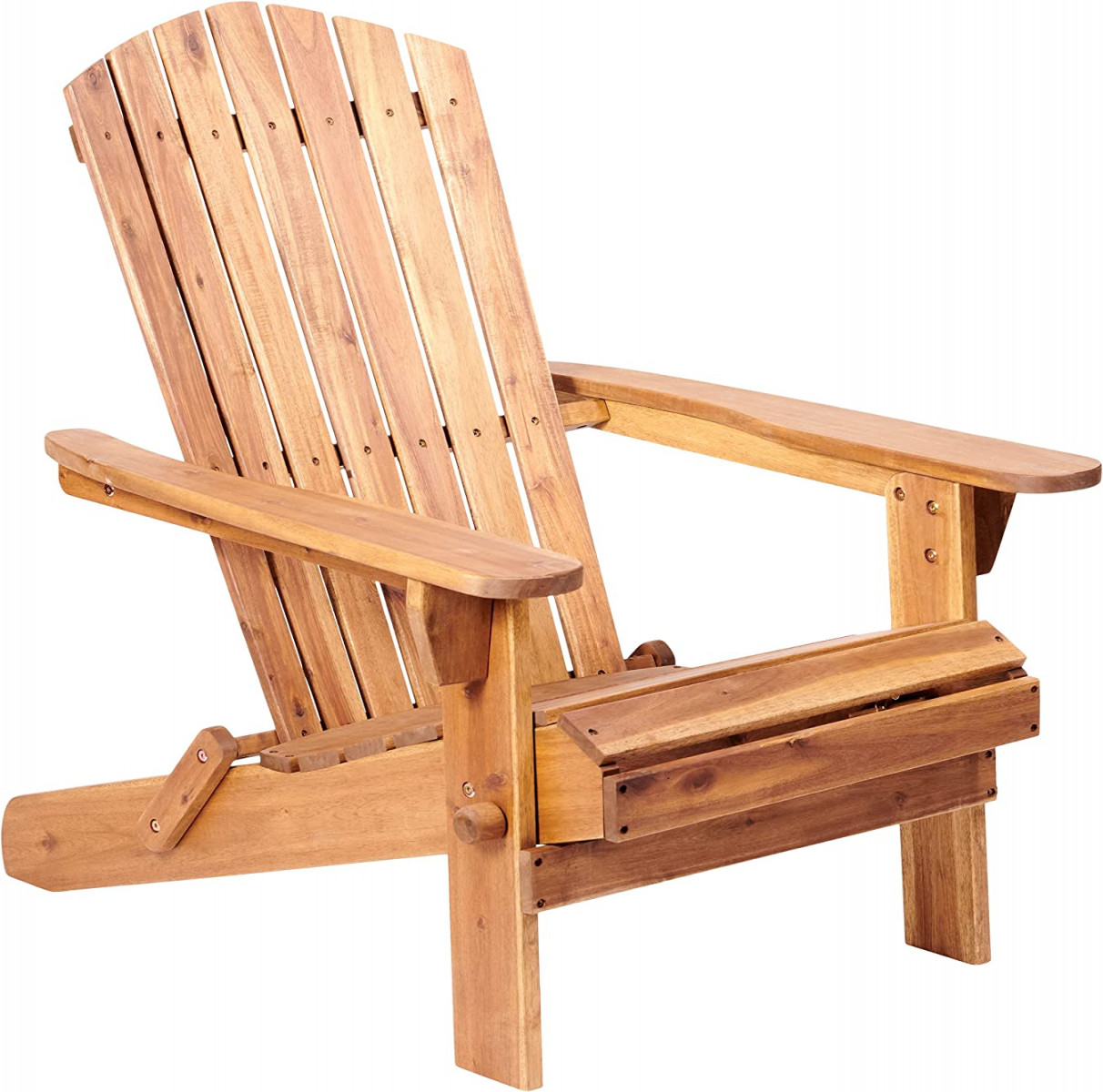Plant Theatre Adirondack Chair – Outdoor, Akazienholz, Klappstühle für  Rasen, Feuerstelle und Terrasse, hervorragende Qualität