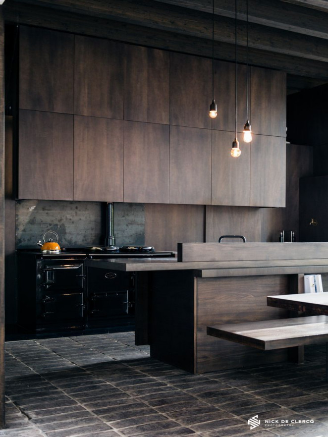 Playful Dark Kitchen Designs Ideas & Pictures  Stylish kitchen