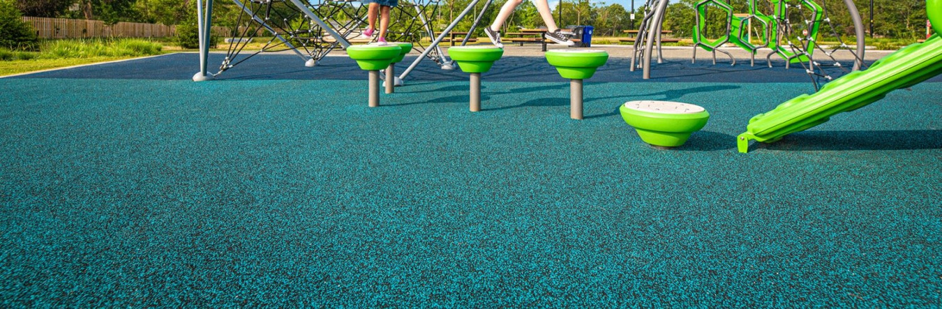 Playground Surfacing  Recycled Rubber  Wood Chip