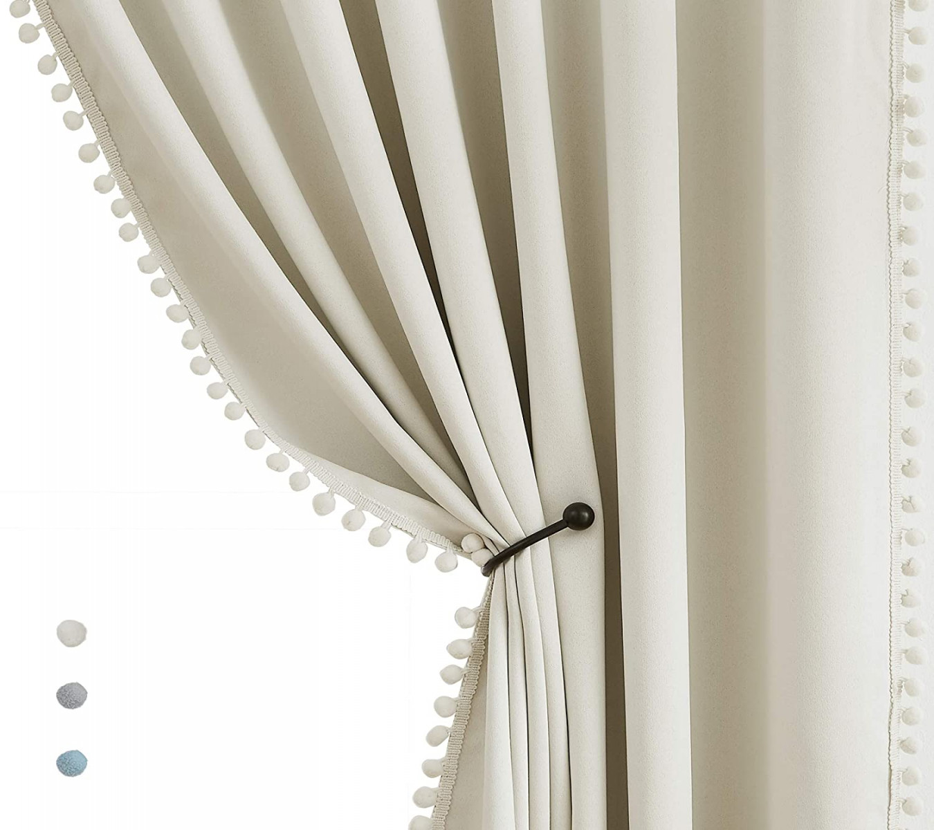 Pompom Curtains for Living Room  cm