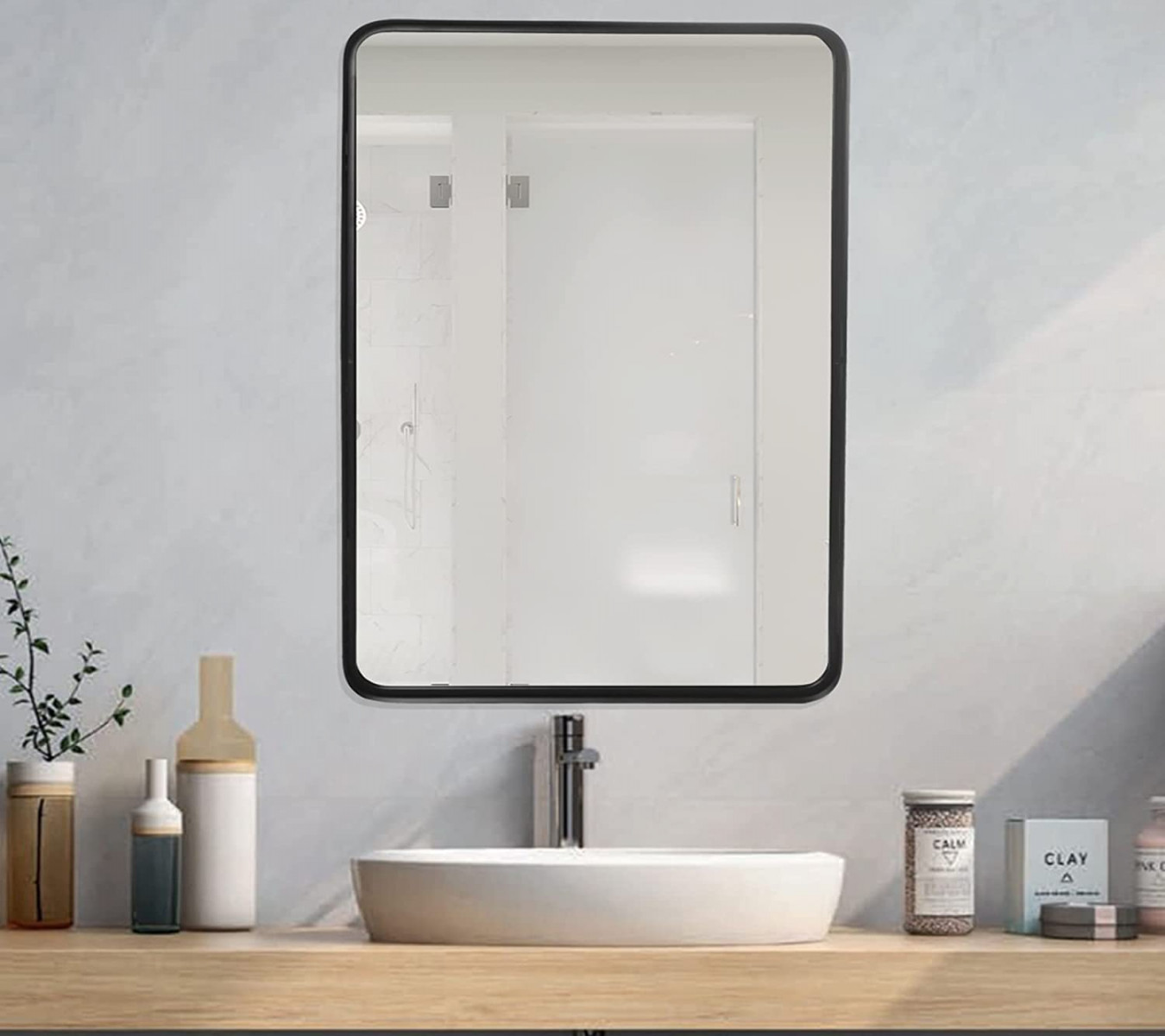 Rectangular Bathroom Wall Mirror Large Rectangle Mirror with