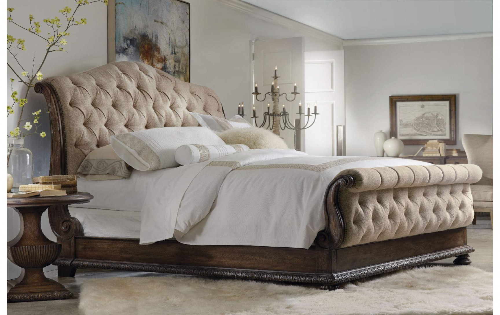 Rhapsody King Tufted Bed Ivan Smith Furniture
