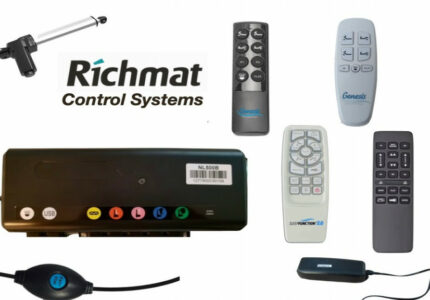 Richmat Adjustable Bed Parts , Control Box HJC CC0036A, Richmat  Remote HJH , AJJGHJCO
