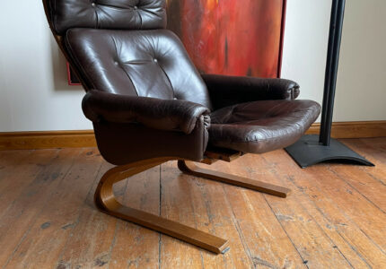 Rybo Rykken Mid-Century Modern Kengu Lounge Chair - Etsy