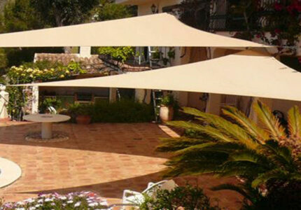 Shade & Beyond Triangle Sun Shade Sail Patio Canopy with Stainless Steel D  Rings Beige - rd Generation
