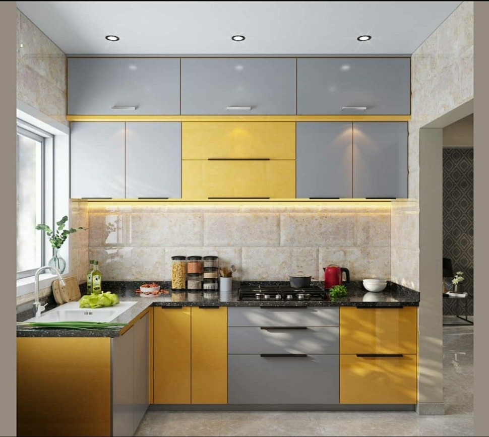 💐 Small kitchen design  Kitchen unit designs, Interior design