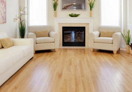 Smooth, Red Oak Natural  Vintage Hardwood Flooring, and