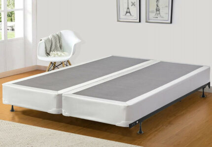 Spinal Solution " Queen Size Split Foundation Box Spring for Mattress,  Off-White, Standard