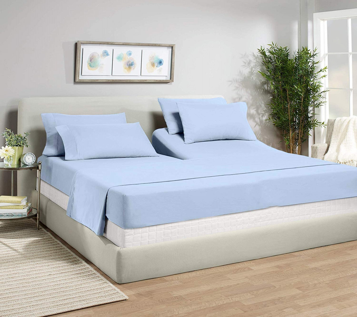 Split King Adjustable Bed Sheets
