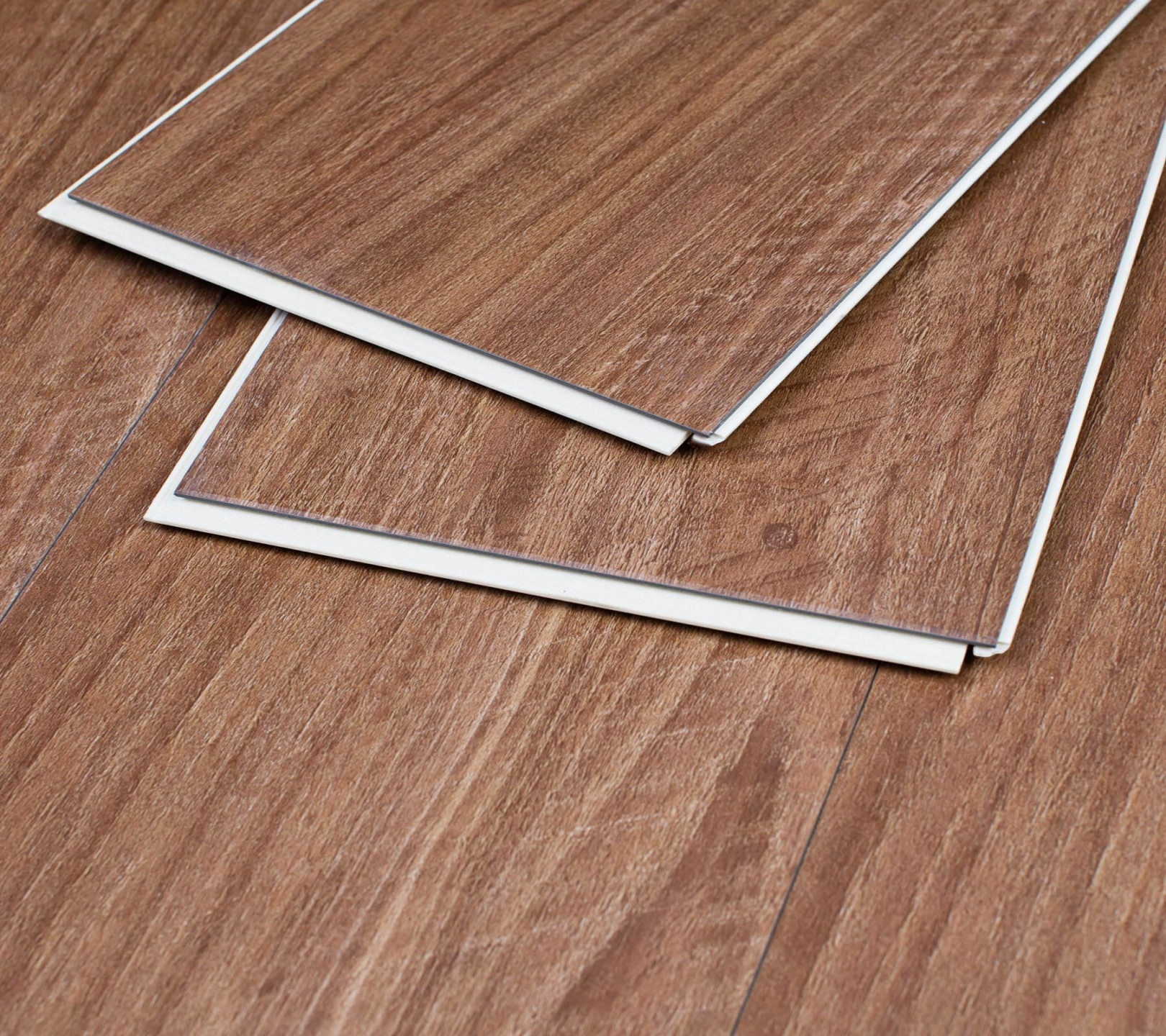 Sq Ft Rustic Oak Luxury Vinyl Interlocking Plank Flooring