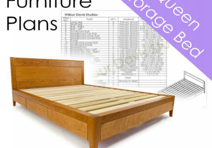 Storage Bed Plans Queen Size Bed with Drawers Platform Bed - Etsy