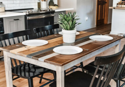 The Westley Dining Table Kitchen Table Set Farmhouse Style - Etsy