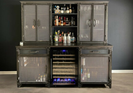 The Winehouse Liquor Cabinet Bar Hutch - Etsy