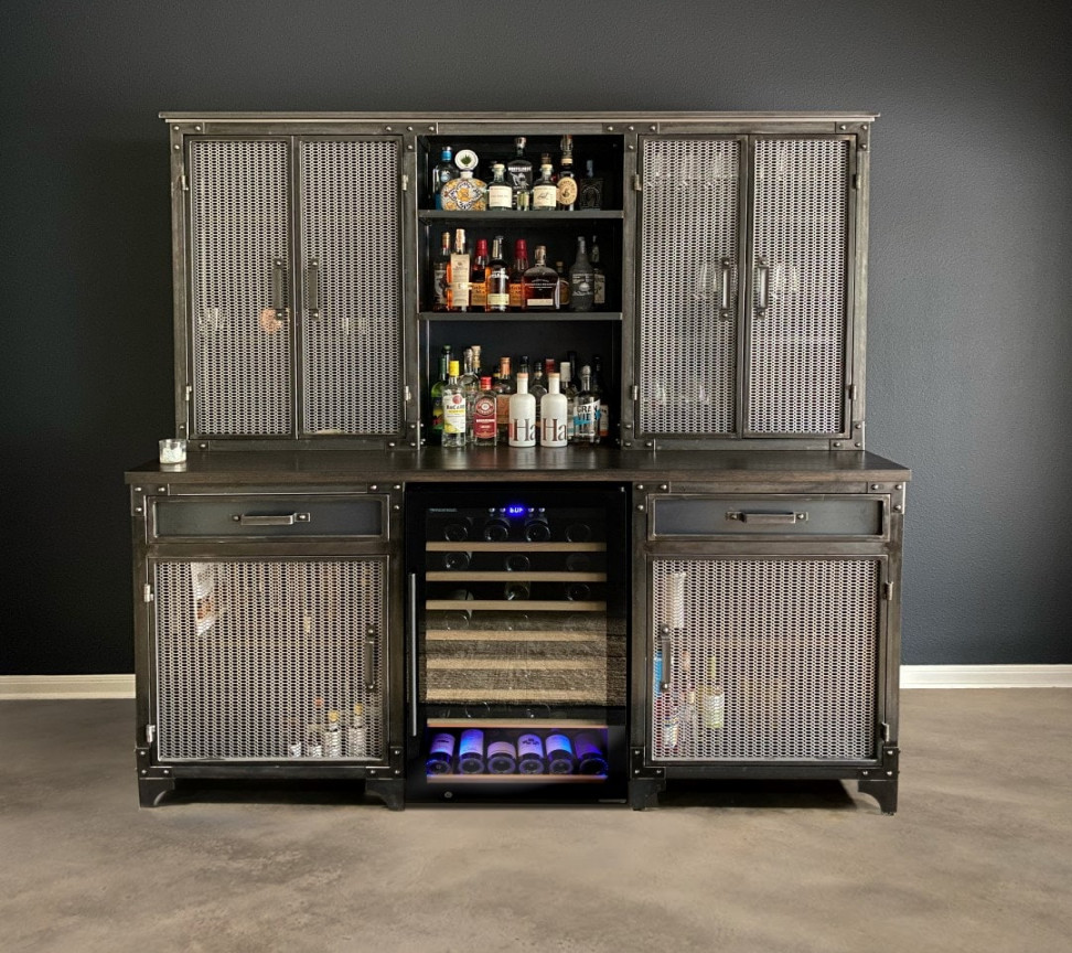 The Winehouse Liquor Cabinet Bar Hutch - Etsy