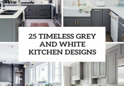 Timeless Grey And White Kitchen Designs - DigsDigs