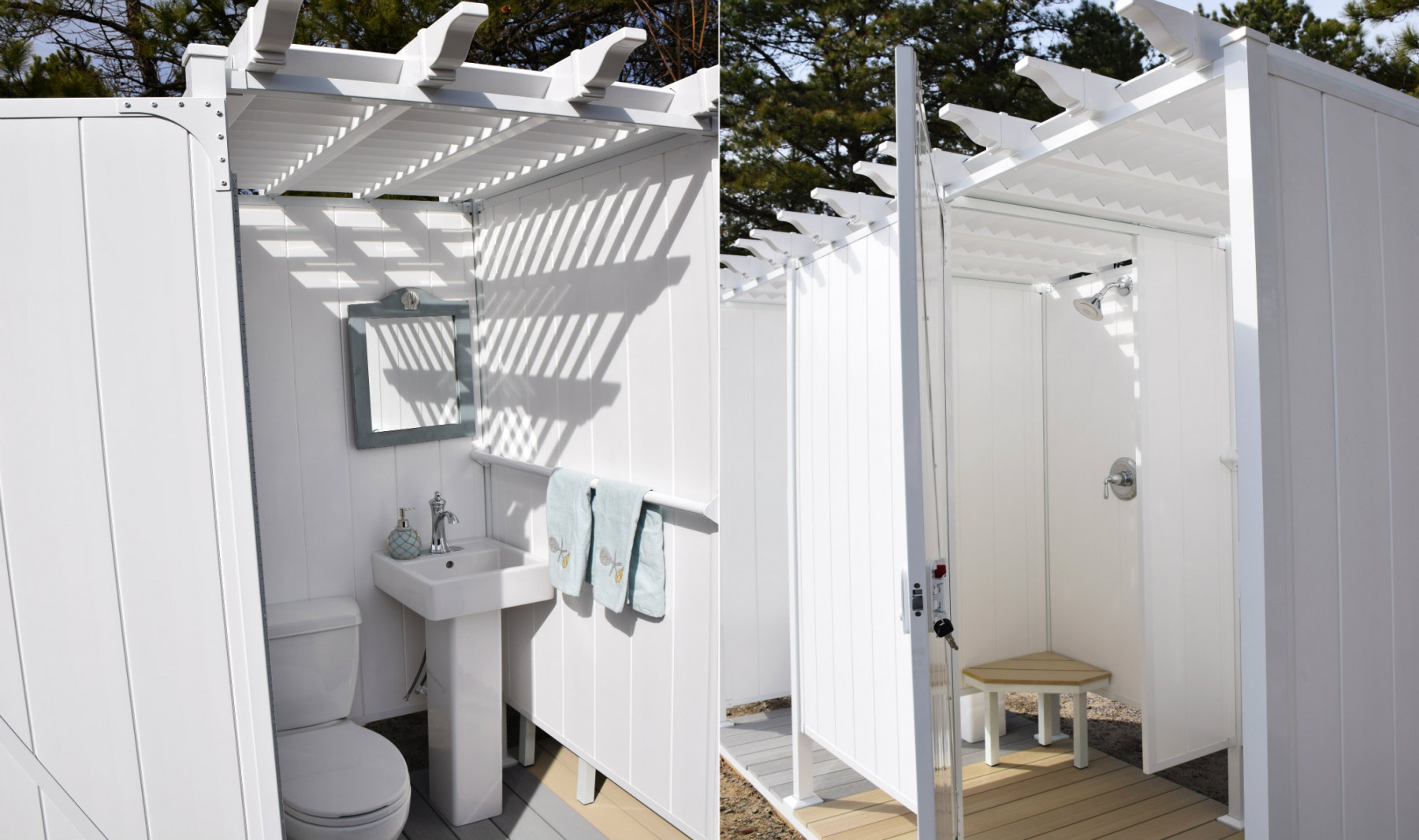 ToddPod Pool Cabana by Outdoor Shower Offers All-In-One Pool
