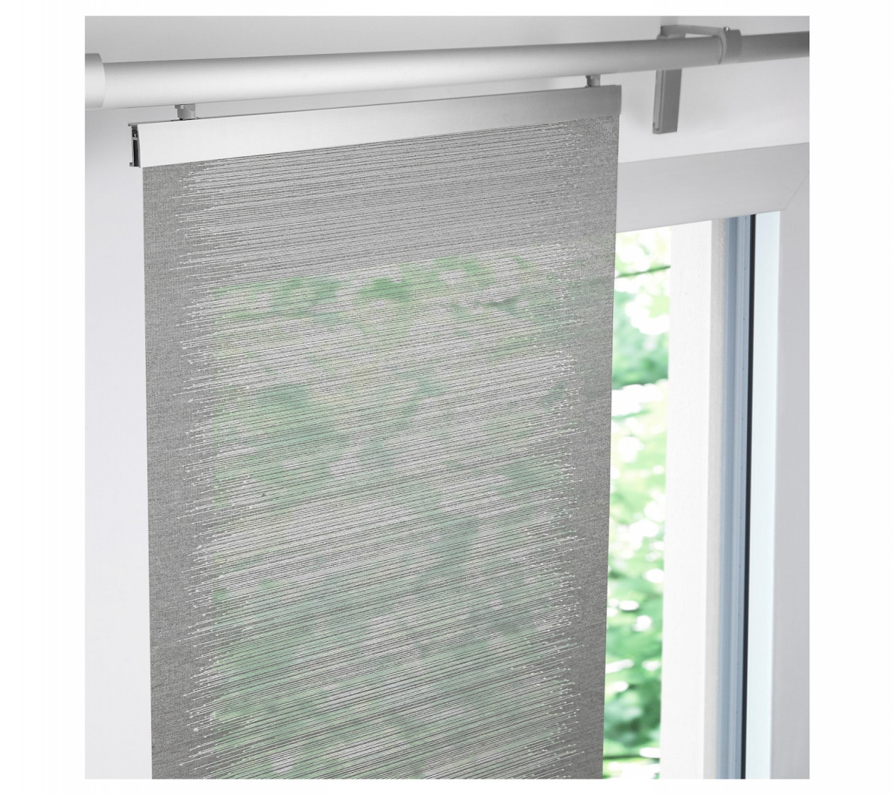 VATTENAX Panel curtain - gray/white x "