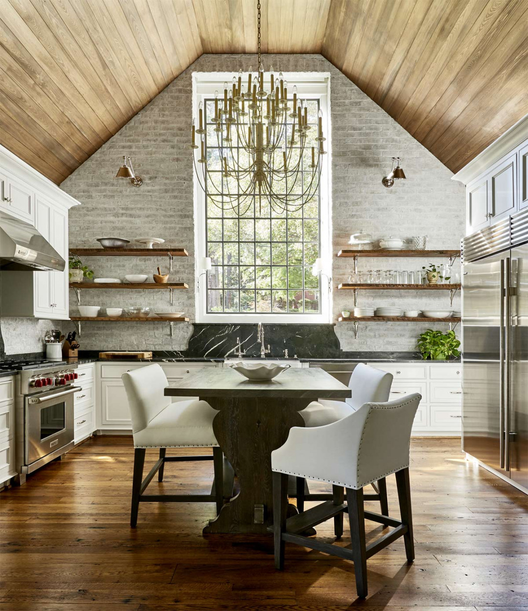 Vaulted Ceilings in the Kitchen: Pros and Cons - Plank and Pillow