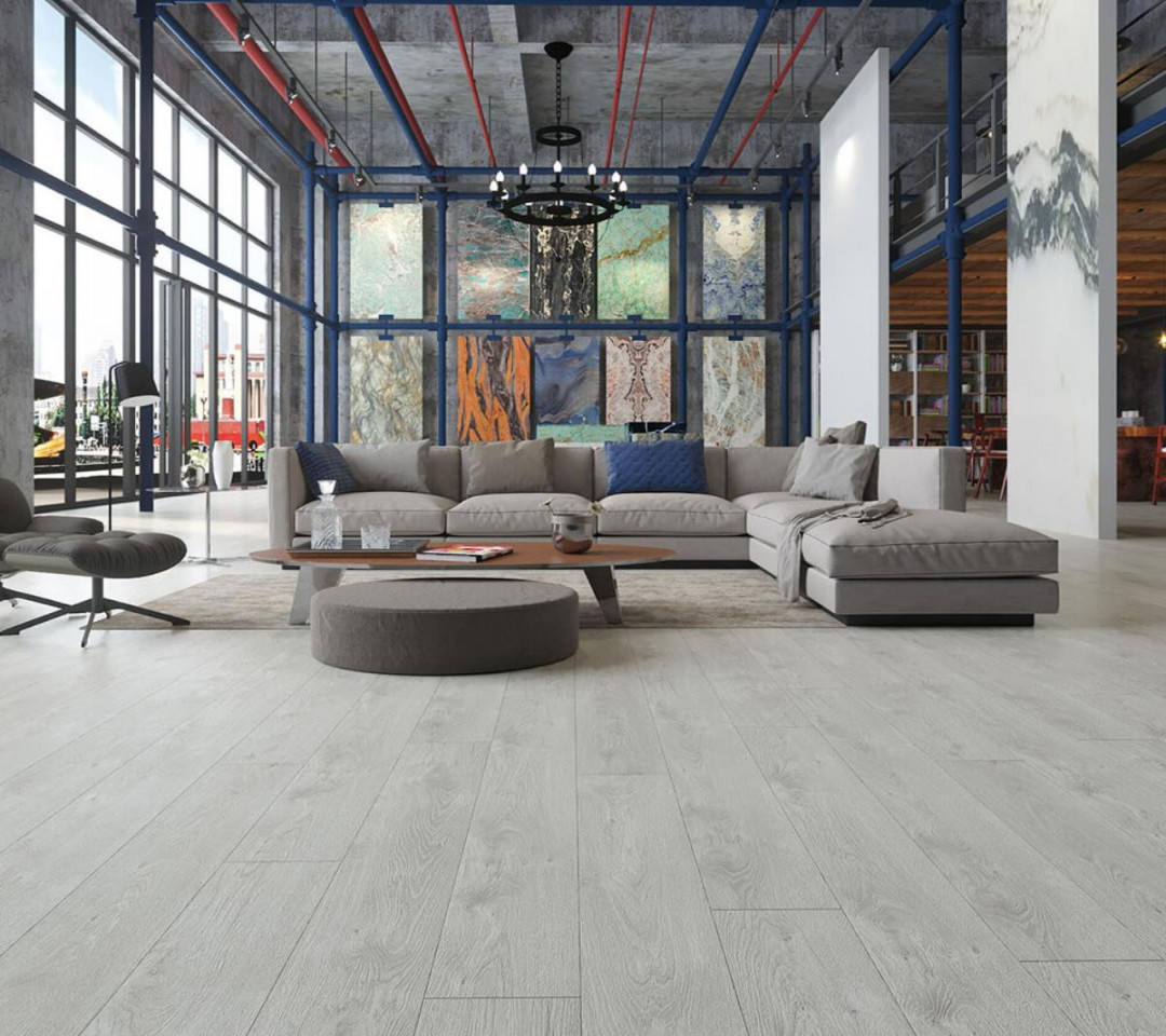 Vinyl floor oak light grey wood look adhesive vinyl flooring for gluing  self-adhesive  mm robust imitation wood look gray cheap