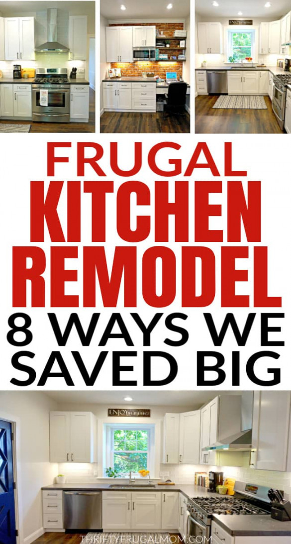 Ways We Saved Big on Our Frugal Kitchen Remodel - Thrifty Frugal Mom
