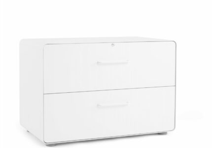 White Stow -Drawer Lateral File Cabinet