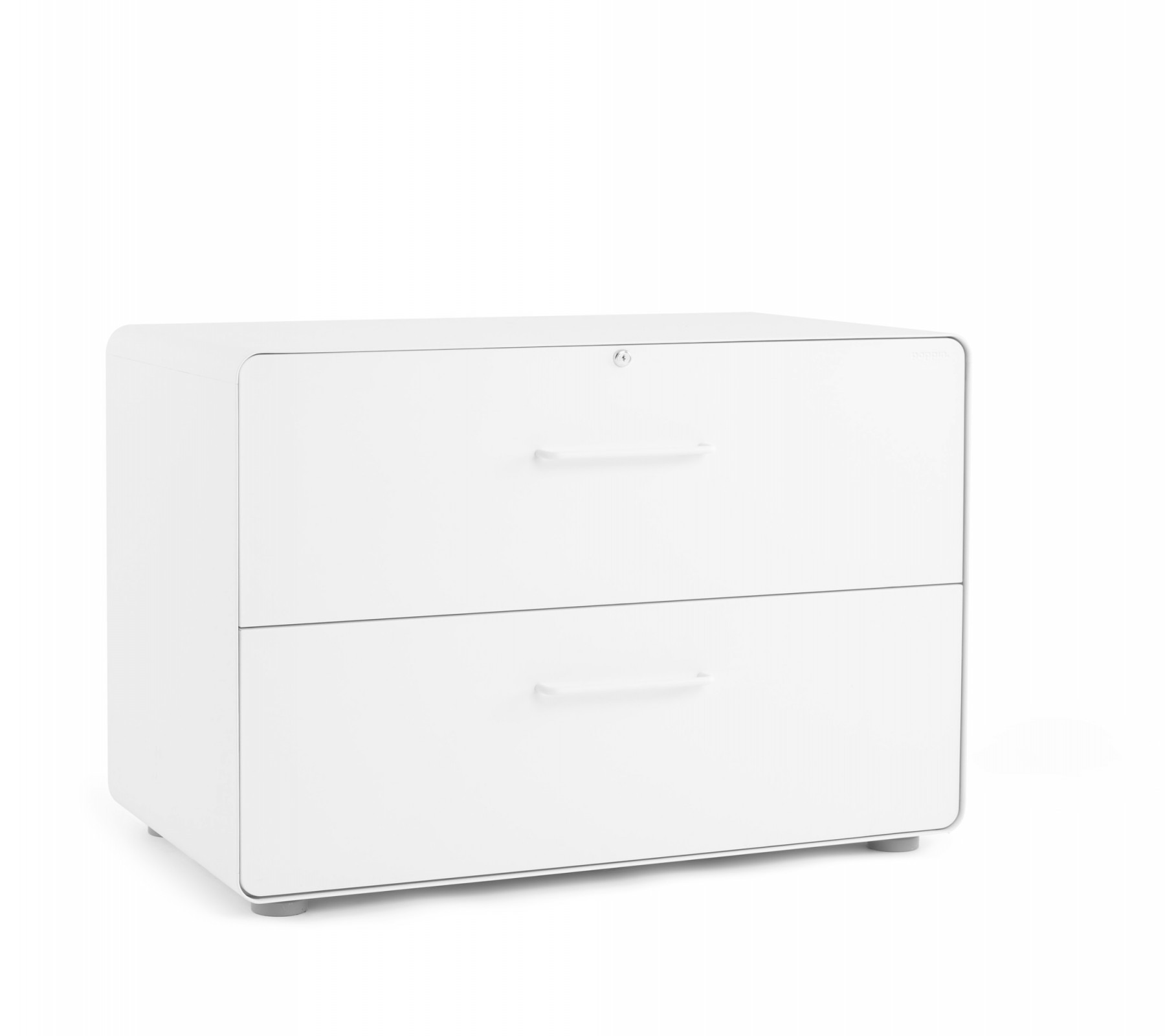 White Stow -Drawer Lateral File Cabinet